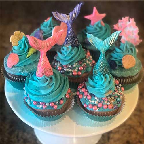 mermaid cupcakes