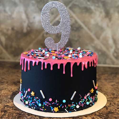 sprinkle explosion cake